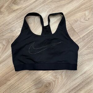 Nike Black Racerback Sports Bra